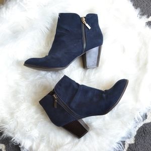 STYLE & CO | Jamila Blue Suede Booties